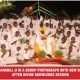 SATGURU MAHARAJ JI IN A GROUP PHOTOGRAPH WITH NEW BORN BABIES AFTER DIVINE KNOWLEDGE SESSION