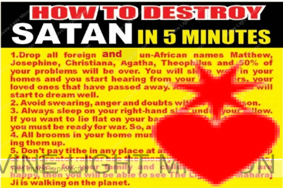 How To Destroy Satan In 5 Minutes