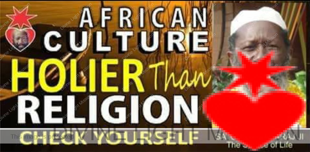 African Culture Holier Then Religion Check Yourslf
